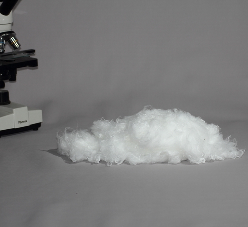 Benzene reduction nylon figured island spun-white